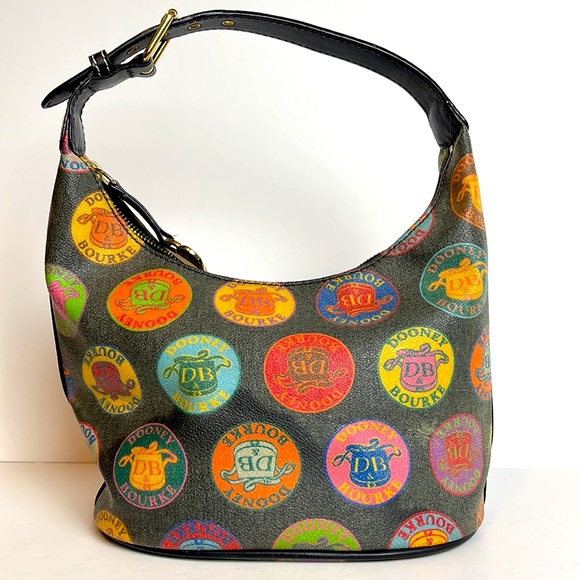 VTG Dooney & Bourke 90’s Y2K Medallion Bucket purse - Picture 4 of 9